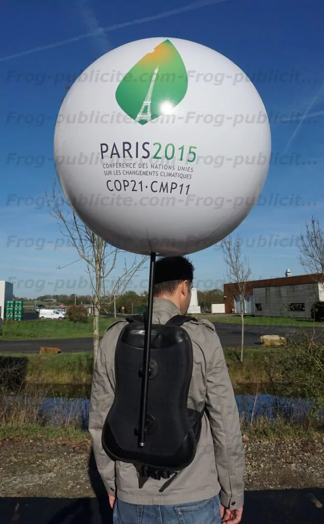 COP promotion de la COP21 lors de la conférence des nations unies à Paris 2015