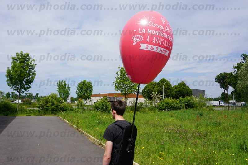 200x Ballons noir et rouge + pompe à ballon - Ballon carnaval festival  party